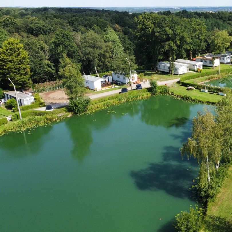 fishing pond in France for pike
