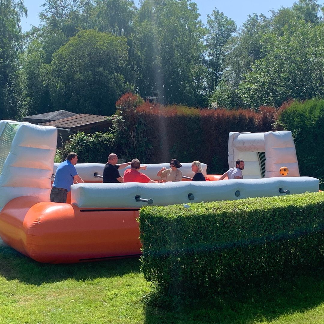 jeux gonflables pour adulte sur le camping d'Helfaut
