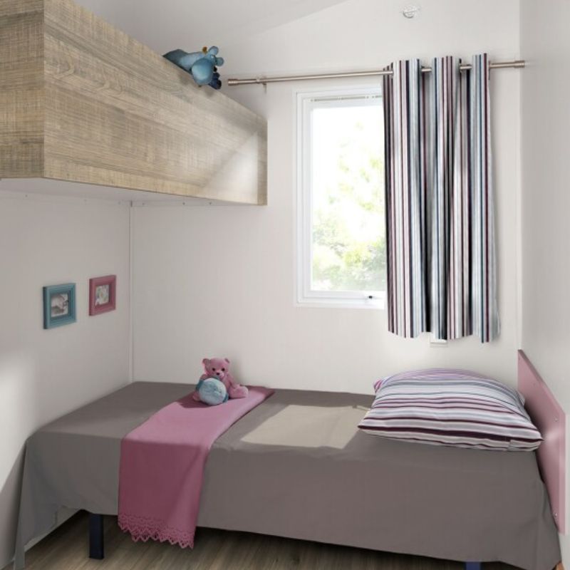 chambre invitée du mobil-home PMR