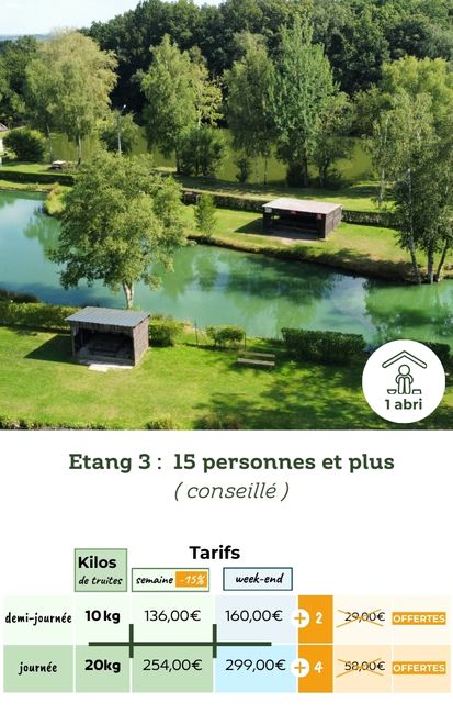 Etang 3 Camping Helfaut