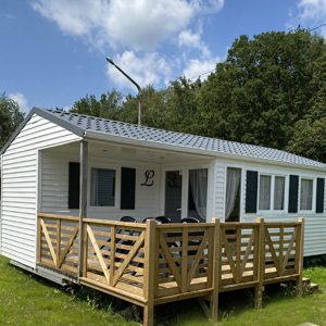 Camping sur Helfaut mobil-home 2 chambres