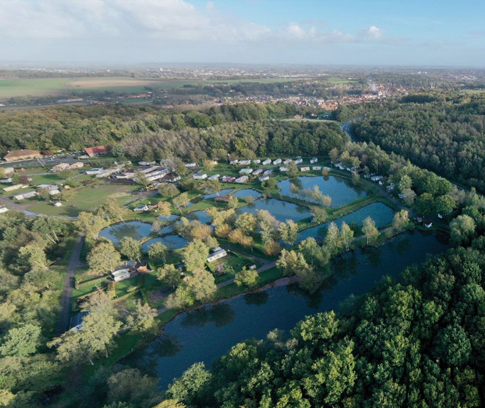 Plan des etangs de peche sur helfaut